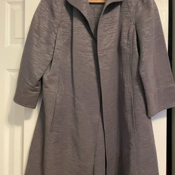 Eileen Fisher spring jacket. Silver grey. - Picture 4 of 4